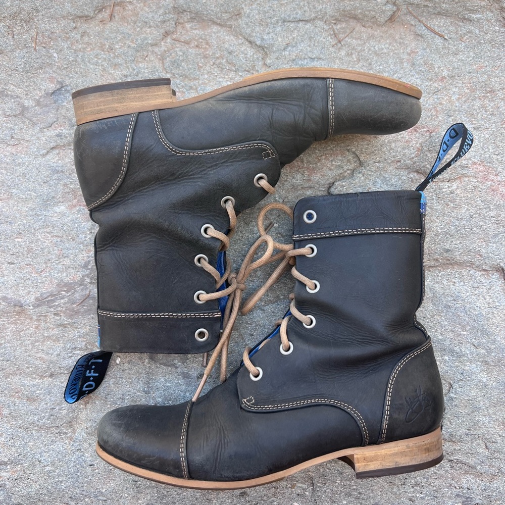 John Fluevog combat/moto boots